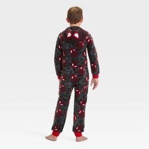 Spiderman Kids Pajamas - Black and Red